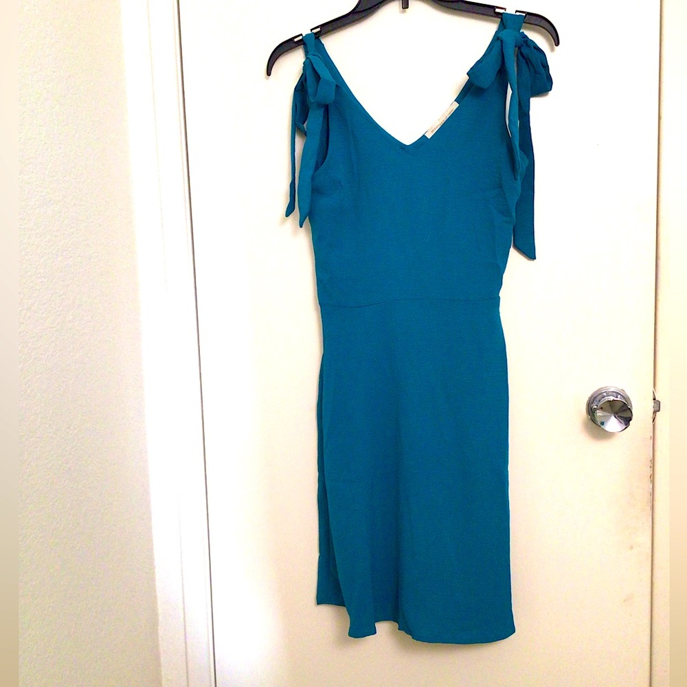 Monteau Sleeveless Tie Shoulder Dress